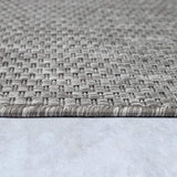 Tapis Intérieur Et Extérieur Balcon Terrasse Tapis Cuisine Monochrome Moucheté, Dimension:200x280 cm, Couleur:Gris