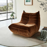 DUXMM Pouf Poire, Fauteuil de Salon Togo, canapé de Sol Confortable et Moelleux, Grand Pouf Poire en Mousse à mémoire de Forme, pour Chambre, Salon, Bureau ou détente Brown