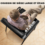 Hellove Fauteuil Salon en Métal, Fauteuil Design Rétro avec Pieds Métalliques Noirs, Chaise Simili Cuir PU avec Accoudoirs et Dossier Confortable Modern pour Salon Chambre, Noir