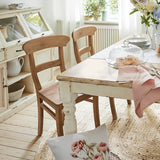 Loberon Chaise Masters - Bois de Teck revalorisé - H/L/P env. 92/52 / 52 cm - Marron Vieilli, Marron Vieilli