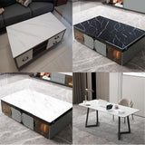 Hoiweqr Plateau De Table en Verre Marbré Trempé Rectangulaire, Plateau De Table en Verre Trempé De 8 Mm Fabriqué sur Mesure, pour Tables De Salle À Manger, Tables De Bureau(C,100x100cm)