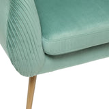 Atmosphera - Fauteuil Solaro - Vert céladon - Velours