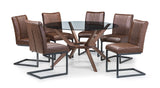 Julian Bowen Grande Table à Manger Chelsea, Noyer, 140 cm