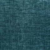 Meubletmoi Canapé 3 Places Convertible en Tissu Doux Bleu Canard avec Pieds en Bois d'Eucalyptus Noir - Hugues