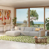 Habitat - Chauffeuse en Tissu - Gris Perle Cremi