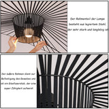CHNB Lustre Vertigo Suspension, RéTro Suspension Luminaire Lustres Postuler à Salon Cuisine Chambre Luminaires IntéRieur, Lampe LED E27 Max 40W (120 CM)