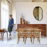Biscottini Table à Manger Extensible 160x80x90 cm Made in Italy - Table Salle à Manger Extensible en Bois Massif - Table Bois Salle a Manger