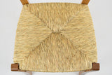 t m c s Tommychairs - Set 4 chaises Venice pour Cuisine, Bar et Salle à Manger, Robuste Structure en Bois de hêtre peindré en Couleur chêne et Assise en Paille
