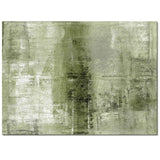 PAJEON Tapis de Salon Vert Sauge Géométrique Abstrait, 160 x 230 cm Entretien Facile Intérieur Moquette, Écologique Paillasson Intérieur - pour Chambre d'enfant