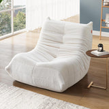 Générique Moderne Lazy Canapé Individuel Canapé de Sol,Pouf Poire en éponge,Chaise de Sol avec Dossier,Fauteuil de Lecture Confortable,Chaise Longue XXL,Fauteuils Relax Chaise,mobilier de Salo