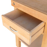Outifrance 0015500 Billot de découpe en Bois 600 x 600 x 900 mm