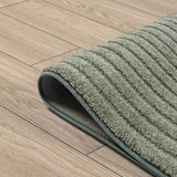 the carpet Everest - Tapis Salon Moderne à Poils Courts avec Effet de Haut en Bas, Effet 3D, Haute densité de Poils et agréablement Doux, Vert, 200 x 290 cm