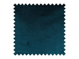 Lisa Design - Canapé d'angle Convertible avec Coffre - Angle Droit - Brooke en Velours - Canapé Lit - Sofa Bleu Canard 4 Places - Salon