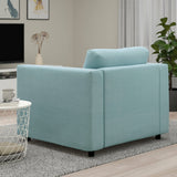 Ikea Fauteuil VIMLE Saxemara bleu clair