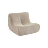 sweeek - Fauteuil chauffeuse Enfant Bouclette texturée 1 Place Beige - Sokol Kids