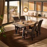 TecTake® Lot de 4 Chaises de Salle à Manger Moderne Chaise Ergonomique Confortable Chaise Design en Cuir synthétique Meuble Salon avec Pieds en Bois pour Salle à Manger, Salon, Coiffeuse, Chambre