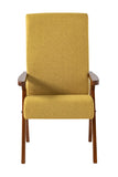 ESSEGI Fauteuil en Bois FIAMMETTA SRL Relax inclinable Tissu Jaune Déhoussable