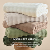 Topfinel Couverture Polaire Lit 1 Personne,Tissu à Bulles Doux, Couverture Cocooning et Chaude, Idéale pour l’Automne,Blanc,Oeko-TEX,1-130x150,Idéal pour Le Canape, La Voiture et Les Voyages