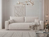 IDOHOME Canapé Lit 246x93 cm - Canapé 3 Places Convertible Velours Côtelé - 3-Seater Convertible Sofa Bed
