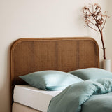 sweeek - Tête de lit en rotin Naturel et cannage. L 140 x P3 x H110cm