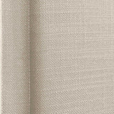 DHOME Tête de lit tapissée en lin naturel uni avec passepoil 160 x 105 cm avec pieds pour lits de 150/160 cm