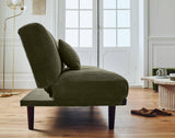 BestMobilier Samarra - canapé Convertible clic-clac 2 Places - Velours côtelé
