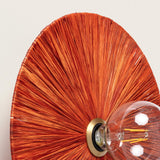 LEDKIA LIGHTING Applique Murale Raphia Kanga Terre cuite E27