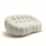 Coco Living Canapé compressé Design Cocoon Double 2 Places (Blanc)