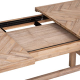 Atmosphera - Table à Manger Extensible Aeris - Bois d'acacia