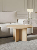 Selsey OVO - Table Basse Ronde - 76x76 - Couleur du Frêne–Chêne Lindberg