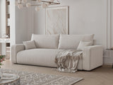 IDOHOME Canapé Lit 246x93 cm - Canapé 3 Places Convertible Velours Côtelé - 3-Seater Convertible Sofa Bed
