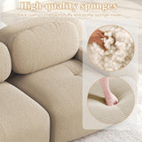 Générique Canapé Modulable avec Dossier, Canapé d'angle en L U Canapé sans Structure Velours,Canapé-Lit 1 2 3 4 Places avec Pouf,Canapé Relaxant pour Salon, Livré Monté,Vert,2 Sitze
