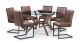Julian Bowen Grande Table à Manger Chelsea, Noyer, 140 cm