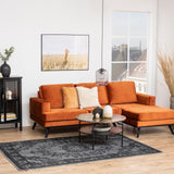 Furniture To Go Table Basse Ronde Goldington Marron avec Effet marbre