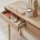 Alice's Home - Console décor Bois 2 tiroirs - Linear