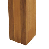 Beliani Banc de Jardin Design en Bois d'Acacia Clair 160 cm Look Naturel et Très Tendance pour Intérieur et Extérieur au Style Rustique et Boho