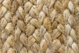 HAMID - Tapis Jute Naturel, Jute Alhambra Rond, Tressé à la Main, Tapis 100% Fibre de Jute pour Salon, Chambre, Décoration, (200x200cm)