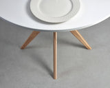 Ragaba Jubi Table à Manger Ronde 80cm Vert Sauge