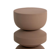 Kick Collection Table d'appoint Jon - Bruin - Moderne et de Haute qualité - Métal - Disponible dans de Nombreuses Couleurs