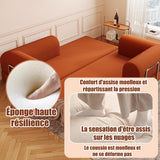 Kgfvesdc Canapé Modulable en Mousse,Canapé D Angle Convertible Compressé sous Vide [Largeur : 2.2 M / 2 Dossier,Bleu,Aucun Montage NéCessaire] ExpéDié Compressé Convient Convient pour Le Salon Bureau