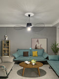CHNB Lustre Vertigo Suspension, RéTro Suspension Luminaire Lustres Postuler à Salon Cuisine Chambre Luminaires IntéRieur, Lampe LED E27 Max 40W (120 CM)