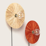 LEDKIA LIGHTING Applique Murale Raphia Kanga Terre cuite E27