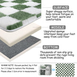 Cekene Grands Tapis Salon Vert 200x300cm Tapis Ultra Doux Lavables pour Chambre Shaggy Moelleux Antidérapants Tapis de Sol pour Salon Enfants Salle de Jeux Dortoir