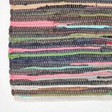 HOMESCAPES Tapis Chindi en Coton recyclé, Tapis Multicolore (150 x 240 cm)