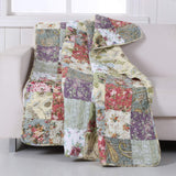 Groenland Home Blooming Prairie matelassé Patchwork Couvre-lit