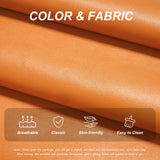 Hobestluk Pouf poire géant en mousse à mémoire de forme pour adultes, salon, chambre à coucher, dortoir, bureau (orange)