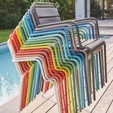 Oviala Fauteuil de Jardin en métal Blanc - Palavas