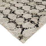 Thedecofactory Tapis berbère en Coton recyclé écru 160x230