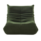 DULRLLY Canapé de Sol Confortable pour Adultes, Fauteuil de Lecture, Pouf Poire en Velours Doux, Chaise Simple géante pour Salon, Chambre à Coucher, Bureau (Vert)