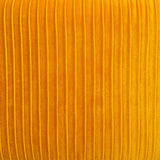 Atmosphera - Fauteuil Solaro Moutarde en Velours plissé